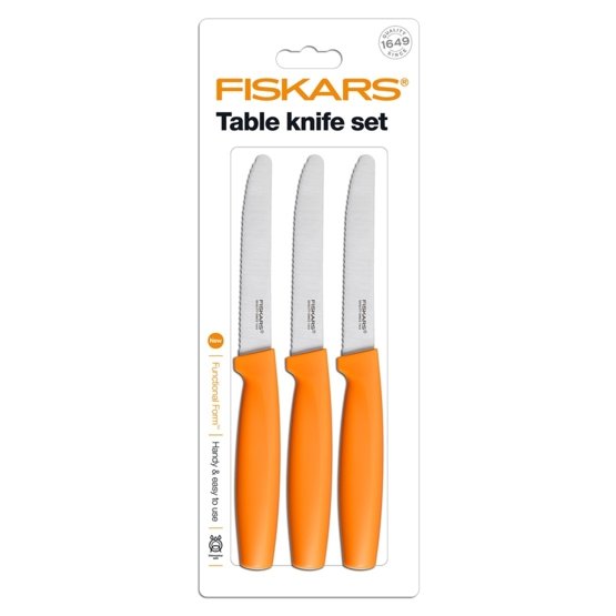 Table knife set, orange