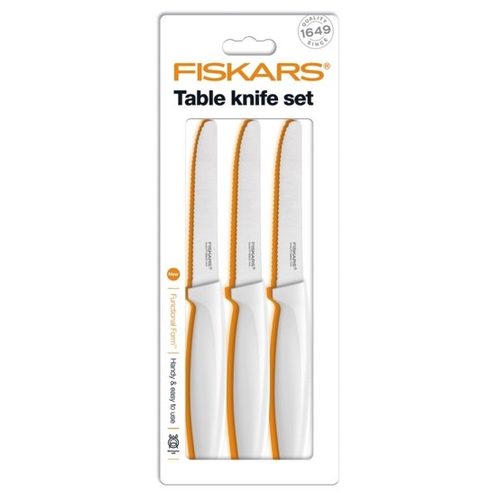 Table knife set, white