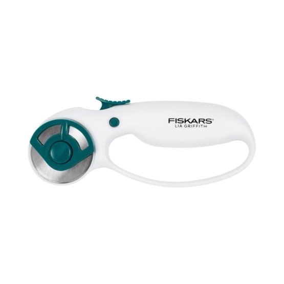 Lia Griffith® Designer White Loop Rotary Cutter (45 mm)