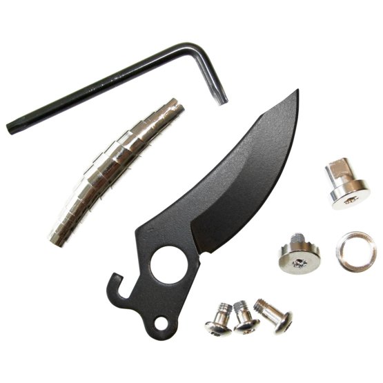 Blade, pivot screw, 3 adjustable screws and spring for pruner 111730