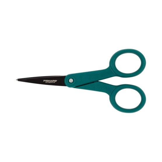 Lia Griffith® Designer 5" Non-Stick Micro-Tip Scissors