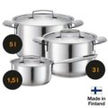 All Steel sauce pan 1,5L (8115040)